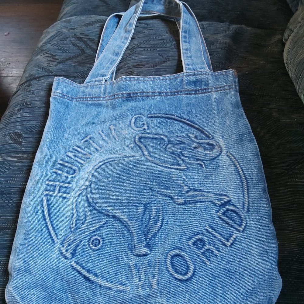 Denim bag Hunting World New York blue